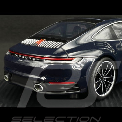 Porsche 911 Carrera 4 Typ 992 Belgian Legend Edition 2020 Ickx RS Selection x Spark X Blue 1/18 Spark 18RSF001