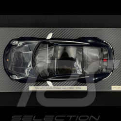 RARE Porsche 911 Belgian Edition 2020 White Mirrors RS Selection x Spark X Blue Ickx Family 1/18 Spark 18RSF001-