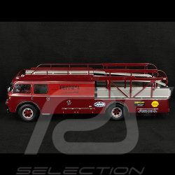 Fiat 642 RN2 Bartoletti Ferrari Renntransporter 1957 sombre rouge 1/18 CMR CMR140