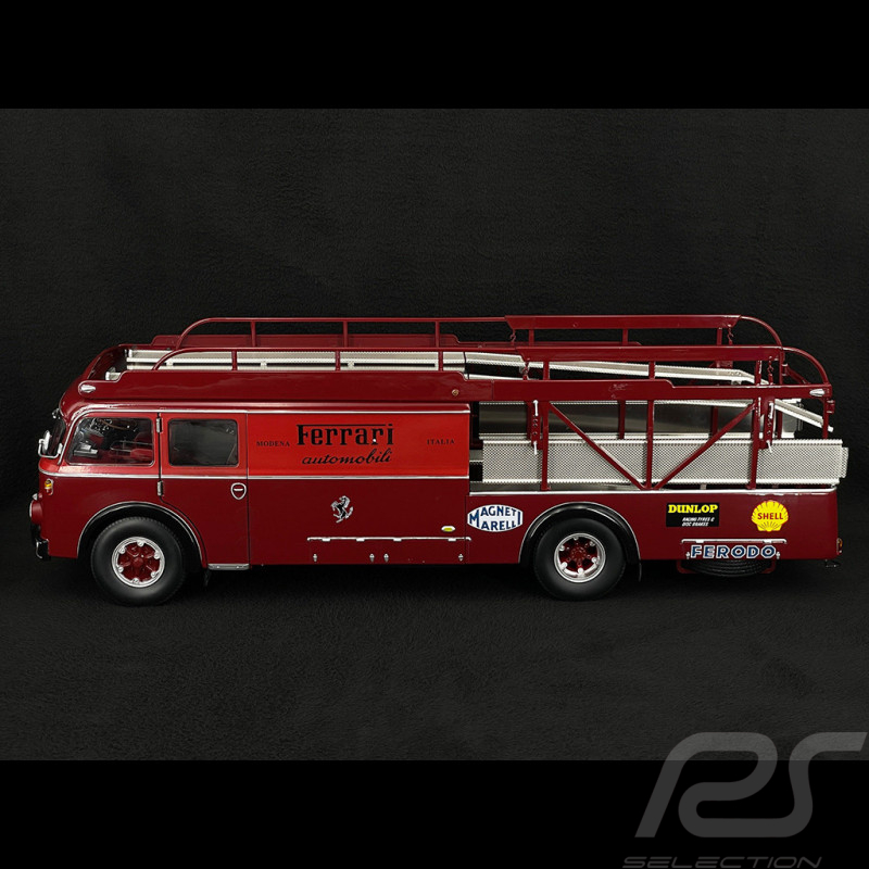 Fiat 642 RN2 Bartoletti Ferrari camion de course 1957 sombre rouge 1/18 CMR CMR140