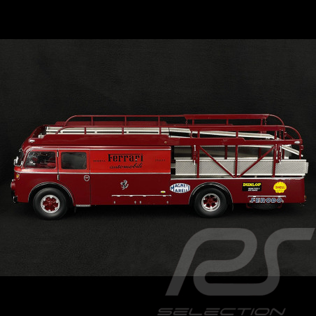 Fiat 642 RN2 Bartoletti Ferrari race transporteur 1957 dark red 1/18 CMR CMR140