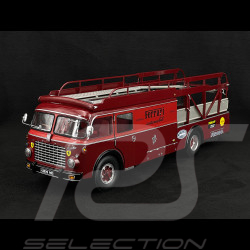 Fiat 642 RN2 Bartoletti Ferrari Renntransporter 1957 sombre rouge 1/18 CMR CMR140