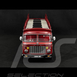 Fiat 642 RN2 Bartoletti Ferrari Renntransporter 1957 sombre rouge 1/18 CMR CMR140