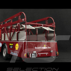 Fiat 642 RN2 Bartoletti Ferrari race transporteur 1957 dark red 1/18 CMR CMR140