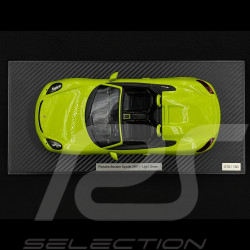 Porsche Boxster Spyder Type 981 "Kiwi" 2016 RS Selection x Spark Vert Lumière 1/18 Spark 18RSF007