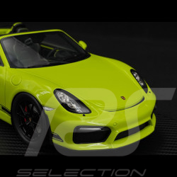 Porsche Boxster Spyder Type 981 "Kiwi" 2016 RS Selection x Spark Vert Lumière 1/18 Spark 18RSF007