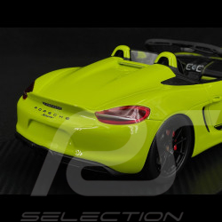Porsche Boxster Spyder Type 981 "Kiwi" 2016 RS Selection x Spark Vert Lumière 1/18 Spark 18RSF007