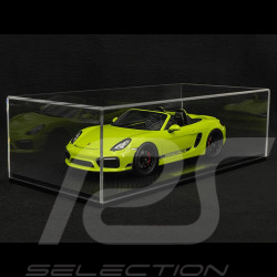 Porsche Boxster Spyder Type 981 "Kiwi" 2016 RS Selection x Spark Vert Lumière 1/18 Spark 18RSF007