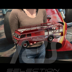 Fiat 642 RN2 Bartoletti Ferrari camion de course 1957 sombre rouge 1/18 CMR CMR140