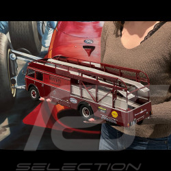 Fiat 642 RN2 Bartoletti Ferrari Renntransporter 1957 sombre rouge 1/18 CMR CMR140