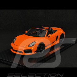 Porsche Boxster Spyder Type 981 "Nemo" 2016 RS Selection x Spark Orange Gulf 1/18 Spark 18RSF006