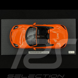 Porsche Boxster Spyder Type 981 "Nemo" 2016 RS Selection x Spark Orange Gulf 1/18 Spark 18RSF006