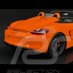 Porsche Boxster Spyder Typ 981 "Nemo" 2016 RS Selection x Spark Gulforange 1/18 Spark 18RSF006