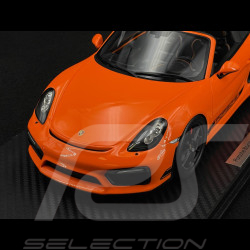 Porsche Boxster Spyder Type 981 "Nemo" 2016 RS Selection x Spark Orange Gulf 1/18 Spark 18RSF006