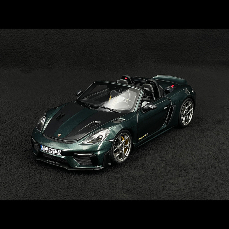 Norev Porsche 718 Spyder RS Pack Weissach 1/18 - 2023 - Métal Argenté - NEUF