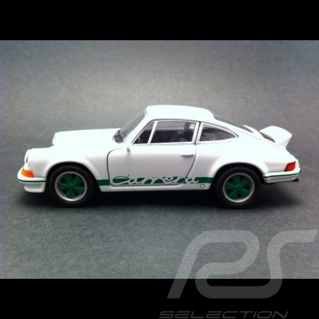 Porsche 911 Carrera RS 2.7 1973 blanche/verte Welly