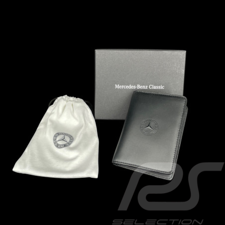 Mercedes-Benz Kartenetui Schwarz Leder B66058365