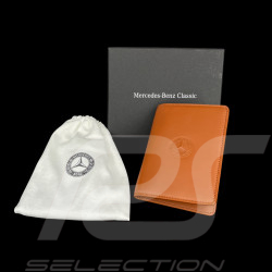 Porte-Cartes Mercedes-Benz en Cuir Cognac B66058364