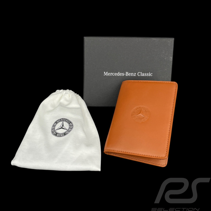 Mercedes-Benz Kartenetui Cognac Leder B66058364
