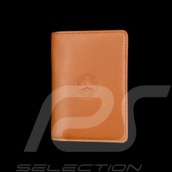 Porte-Cartes Mercedes-Benz en Cuir Cognac B66058364