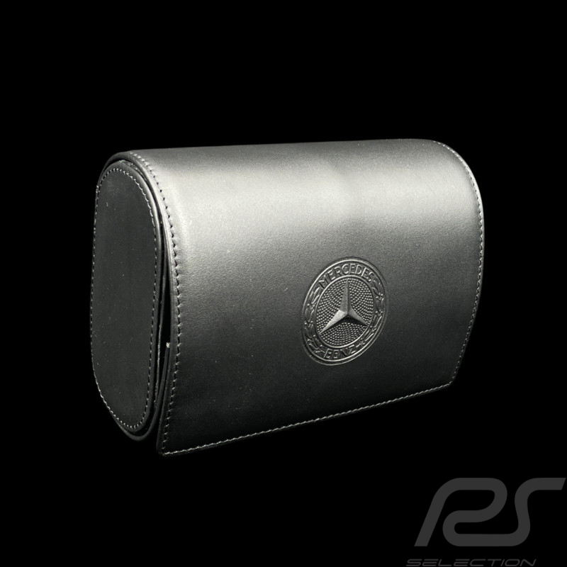 Mercedes-Benz Watch Box 2 Compartments Black Leather B66058307
