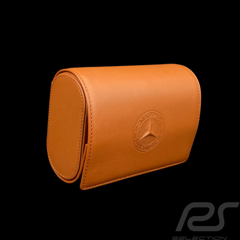 Boîte à Montres Mercedes-Benz 2 Emplacements en Cuir Cognac B66058192