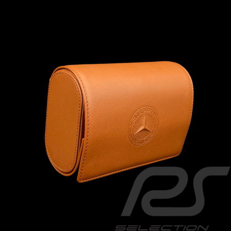 Boîte à Montres Mercedes-Benz 2 Emplacements en Cuir Cognac B66058192