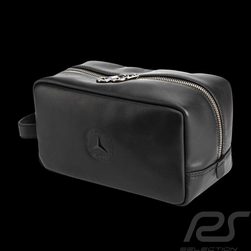 Trousse de Toilette Mercedes-Benz en Cuir Noir B66058367
