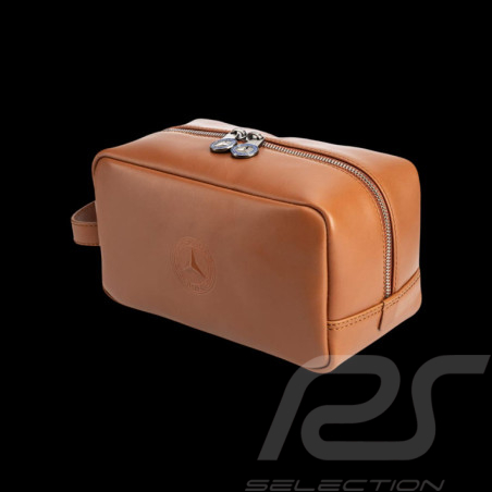 Mercedes-Benz Toiletry Bag Cognac Leather B66058366
