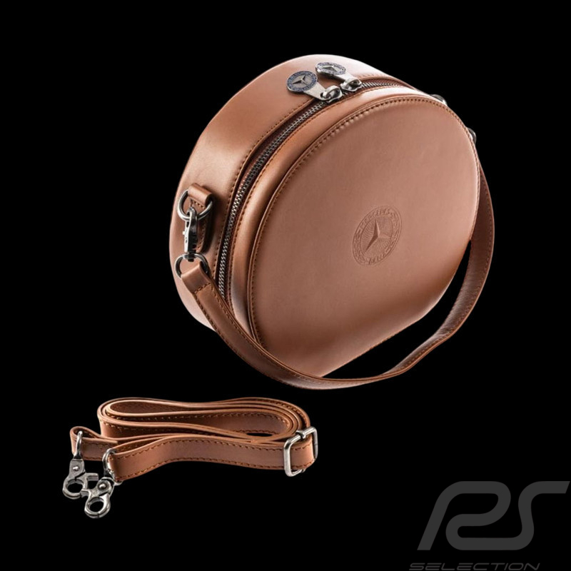 Mercedes-Benz Shoulder Bag Cognac Leather B66058368