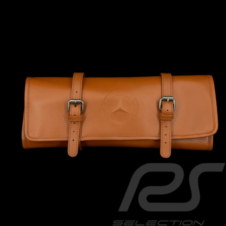 Trousse à Outils Mercedes-Benz en Cuir Cognac B66058374