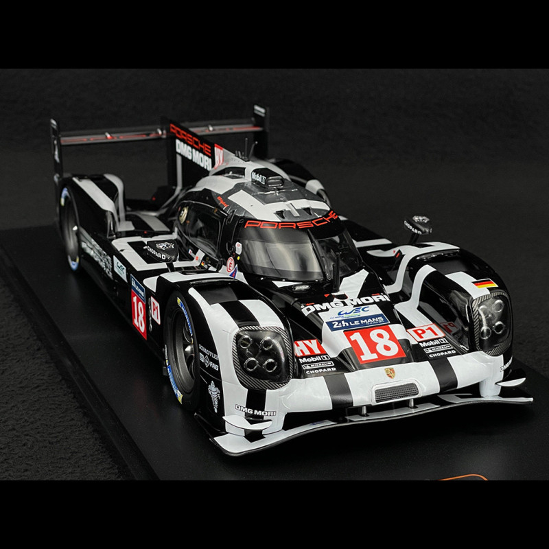 Porsche 919 Hybrid n° 18 5th 24h Le Mans 2015 1/18 Ixo Models