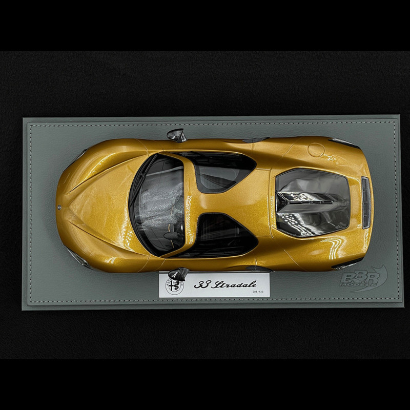 Alfa Romeo 33 Stradale 2023 Ochre 1/18 BBR Models P18264E