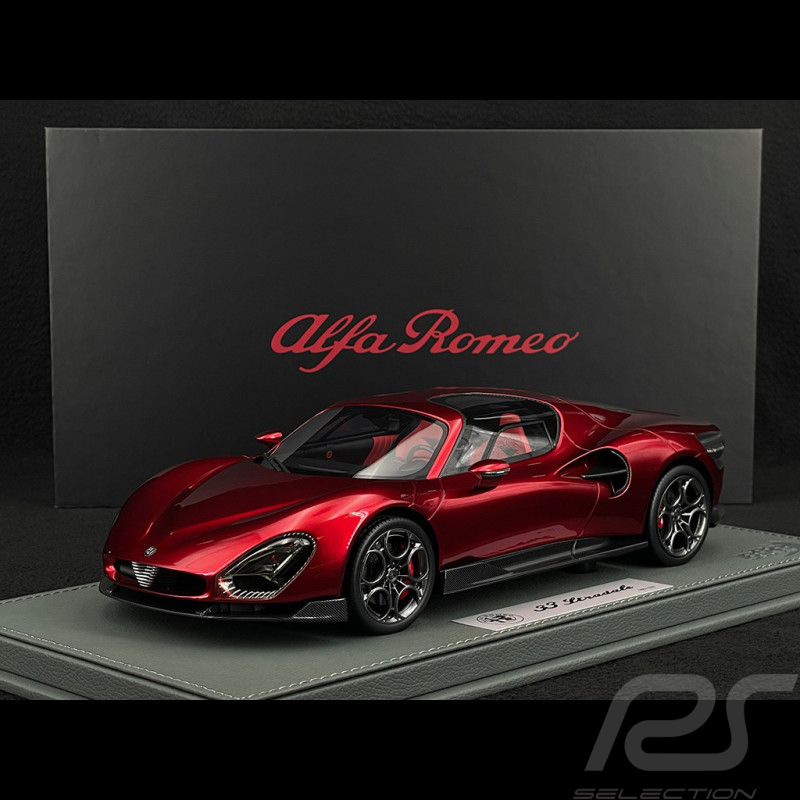 Alfa Romeo 33 Stradale 2023 Rosso Villa D'Este 1/18 BBR Models P18264A