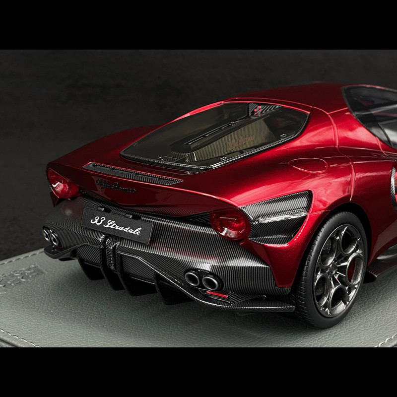 1/18 BBRアルファロメオ33ストラダーレRosso Villa DEste Alfa Romeo 33 Stradale 2023 Rosso Villa D'Este 1/18 BBR Models P18264A