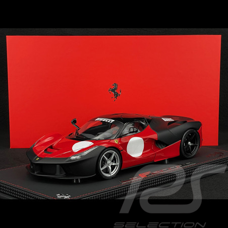 Ferrari LaFerrari Prüfen 2012 Rosso Corsa / Mattschwarz 1/18 BBR Models BBR182236ST