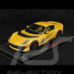 Ferrari 812 Competizione 2023 Skizzen-Spezialpaket Giallo Tristrato 1/18 BBR Models P18207ART