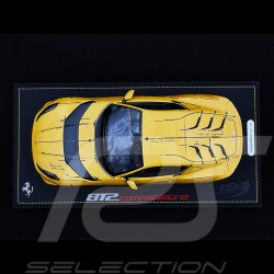 Ferrari 812 Competizione 2023 Pack Spécial Sketch Giallo Tristrato 1/18 BBR Models P18207ART