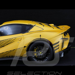 Ferrari 812 Competizione 2023 Skizzen-Spezialpaket Giallo Tristrato 1/18 BBR Models P18207ART