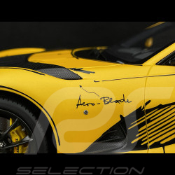 Ferrari 812 Competizione 2023 Pack Spécial Sketch Giallo Tristrato 1/18 BBR Models P18207ART