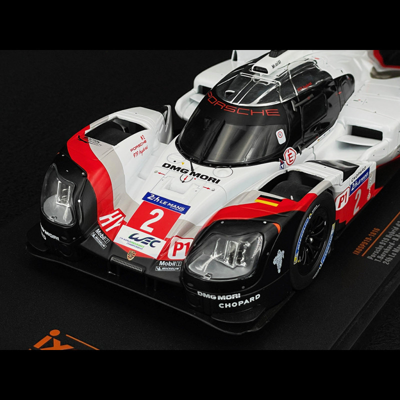 Miniature IXOMODELS – Porsche 919 Hybrid N°1 – 24h Du Mans 2017 – 1/18 – Neuf