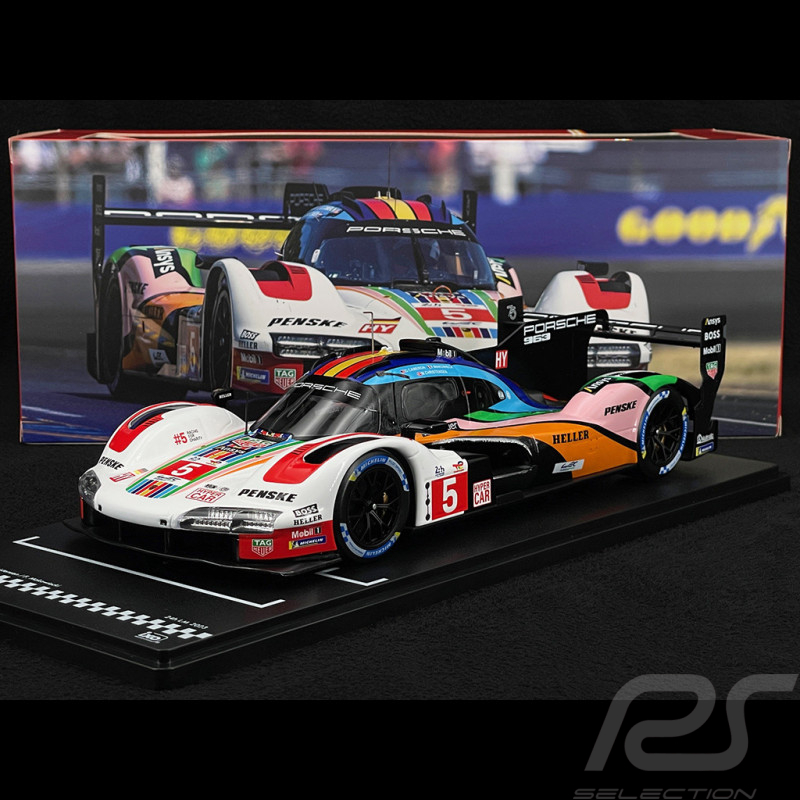 Porsche 963 Penske n° 5 9ème 24h Le Mans 2023 1/18 Ixo Models LEGT963-LM002