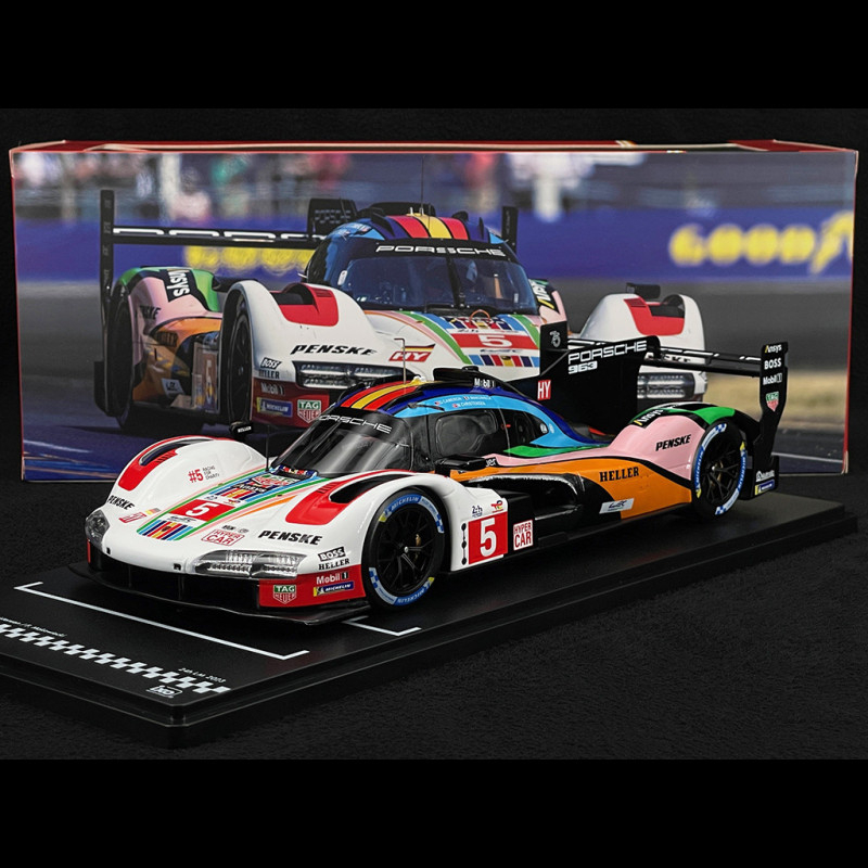 Porsche 963 Penske n° 5 9th 24h Le Mans 2023 1/18 Ixo Models