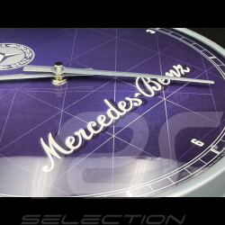 Mercedes-Benz Clock Blue / Silver Grey B66058377