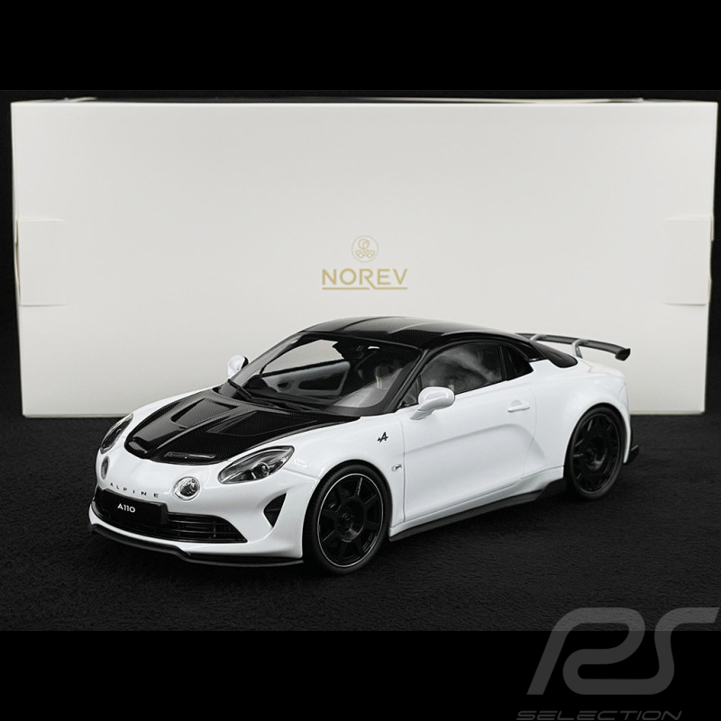 Alpine A110 R 2024 Blanc Irisé 1/18 Norev 185433