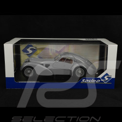 Bugatti Atlantic Type 57 SC 1937 Mat Silver 1/18 Solido S1802106