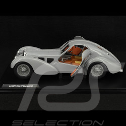 Bugatti Atlantic Type 57 SC 1937 Mat Silver 1/18 Solido S1802106