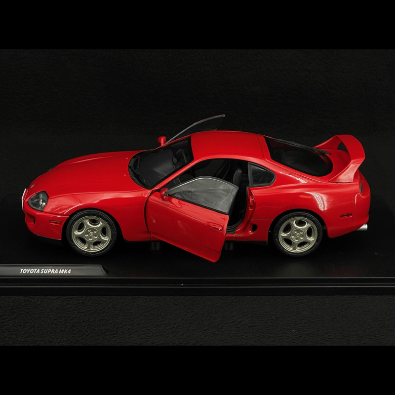 Toyota Supra MK4 A80 1993 Renaissance Red 1/18 Solido S1807601
