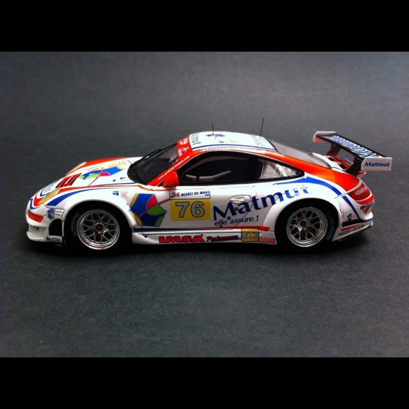 Porsche 997 GT3 RSR Le Mans 2009 n°76 Matmut 1/43 Spark MAP02095211