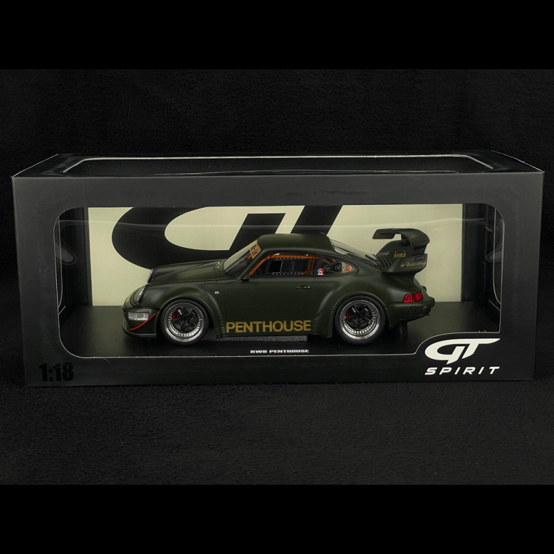 Porsche 911 RWB Type 964 Penthouse 2008 Kaki Green 1/18 GT Spirit